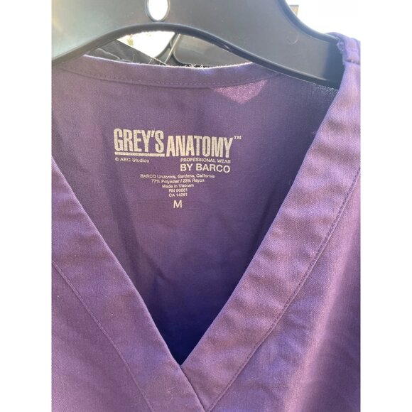 Greys Anatomy Scrubs 3 Top 1 Pants Size Medium Medical - Picture 4 of 13